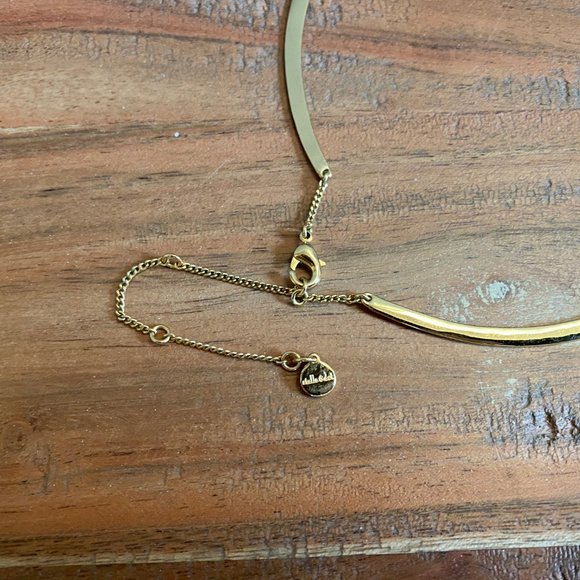 Stella & Dot Gold Drape Collar Necklace - Picture 2 of 4